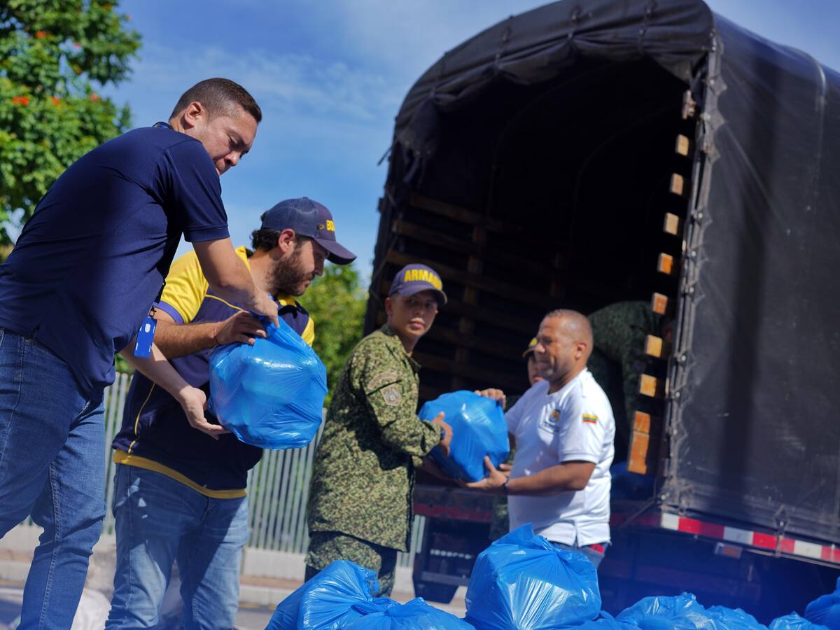 500 ayudas humanitarias fueron entregadas a damnificados por lluvias en La Boquilla