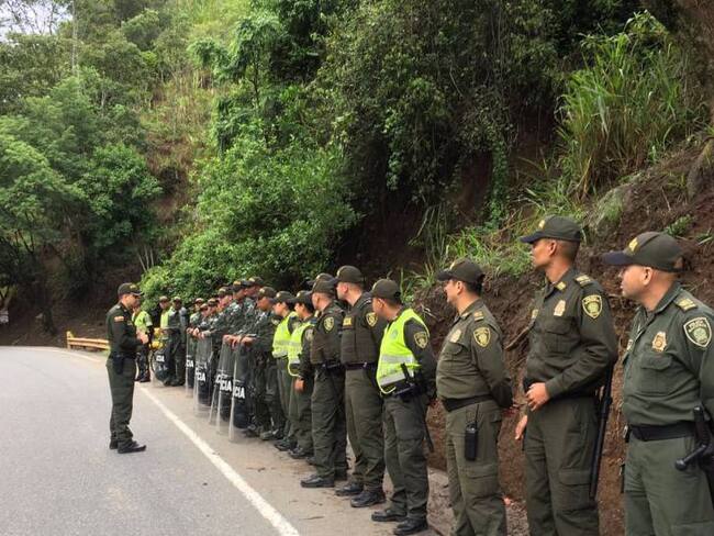 Coronel Necton Lincon Borja Miranda, comandate Policía Caldas