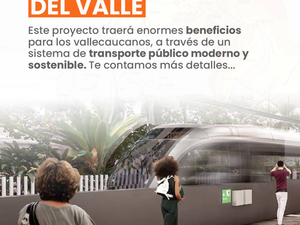 El Valle exige al Gobierno Nacional firmar convenio del Tren de Cercanías antes del 8 de noviembre