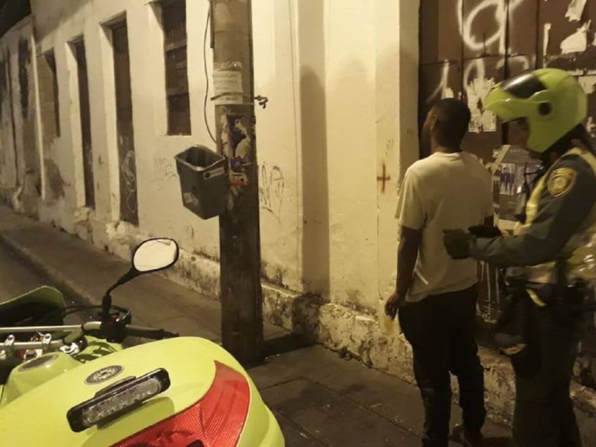 Policía lidera controles a habitantes de calle en Cartagena