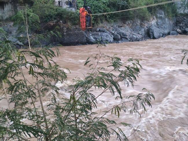 Foto: Facebook Bomberos voluntarios Marmato, Caldas.