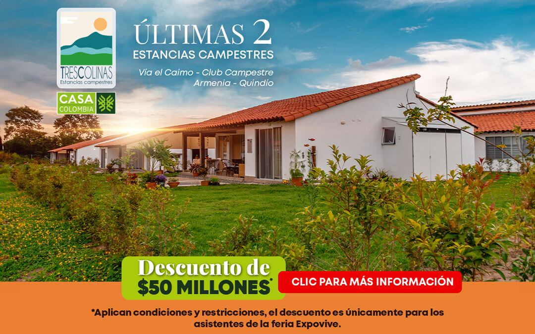 Por su enfoque en el uso turístico, Tres Colinas Estancias Campestres se convierte en la opción ideal debido a las rentas cortas.