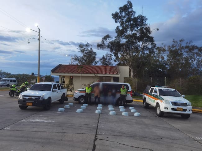 Cordón detonante decomisado en Nariño. Foto: Policía Nacional