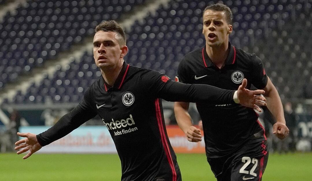 Rafael Santos Borré completó siete anotaciones con el Frankfurt.