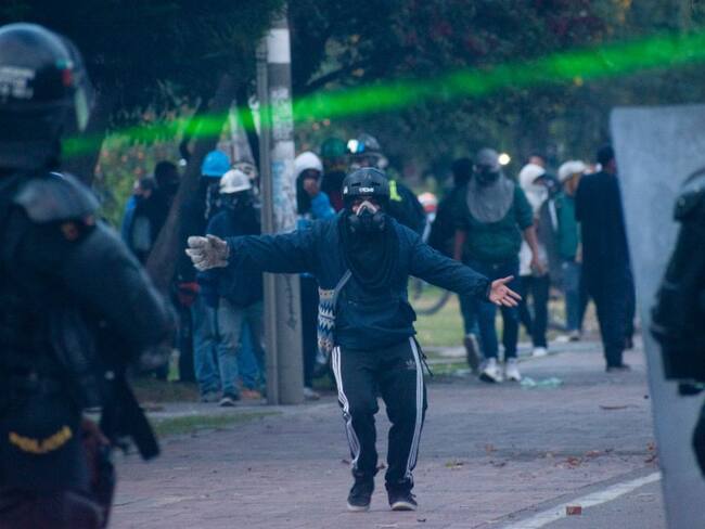 Confrontaciones en Bogotá