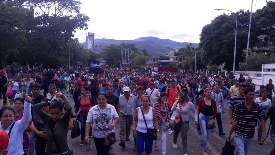 Autoridades en Cúcuta preocupados por masivo éxodo de venezolanos. Foto: Cortesía Jorge Suárez