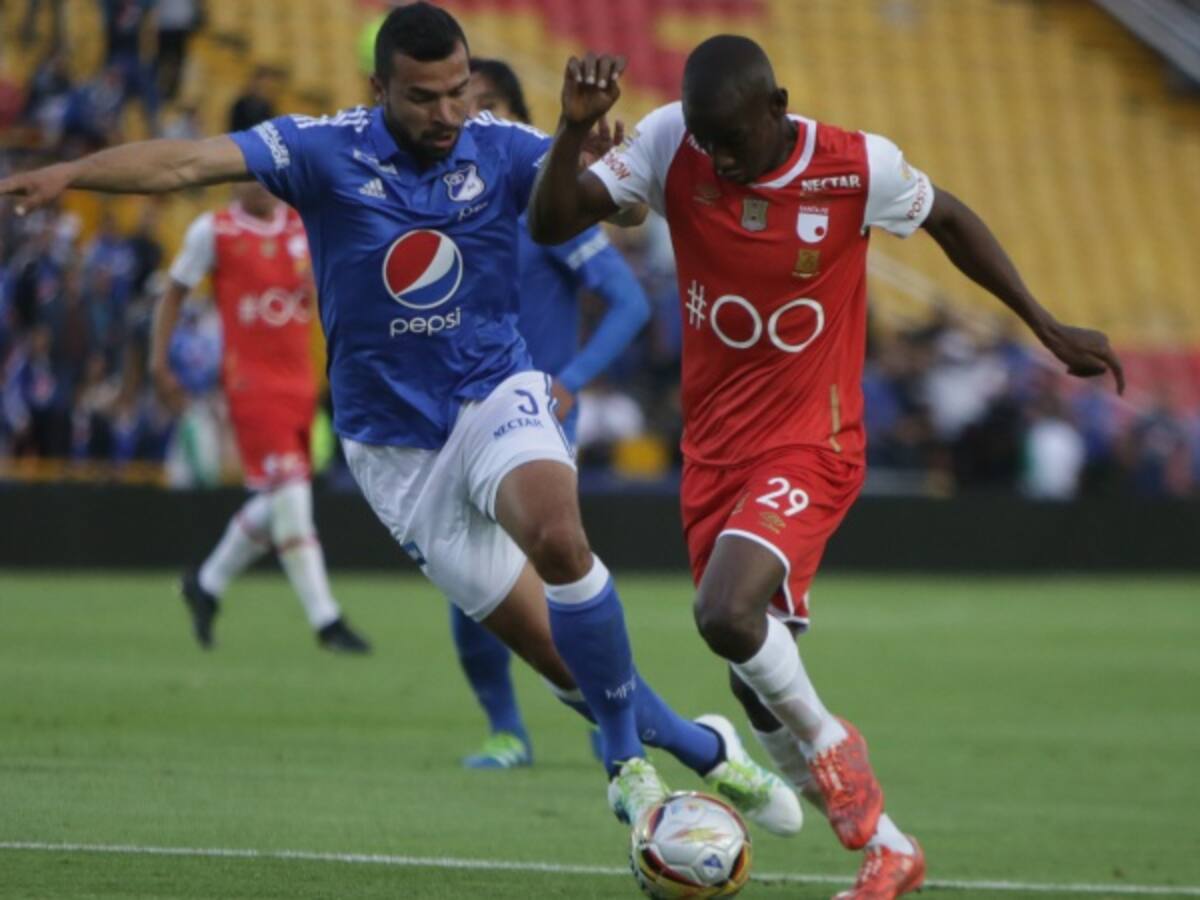 En imágenes: Millonarios venció 1-0 a Santa Fe en el clásico capitalino