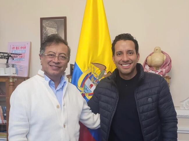Gustavo Petro y Julián López. Foto: Suministrada