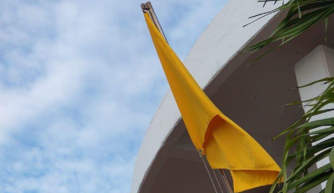 Mantienen bandera amarilla para actividad marítima en Cartagena