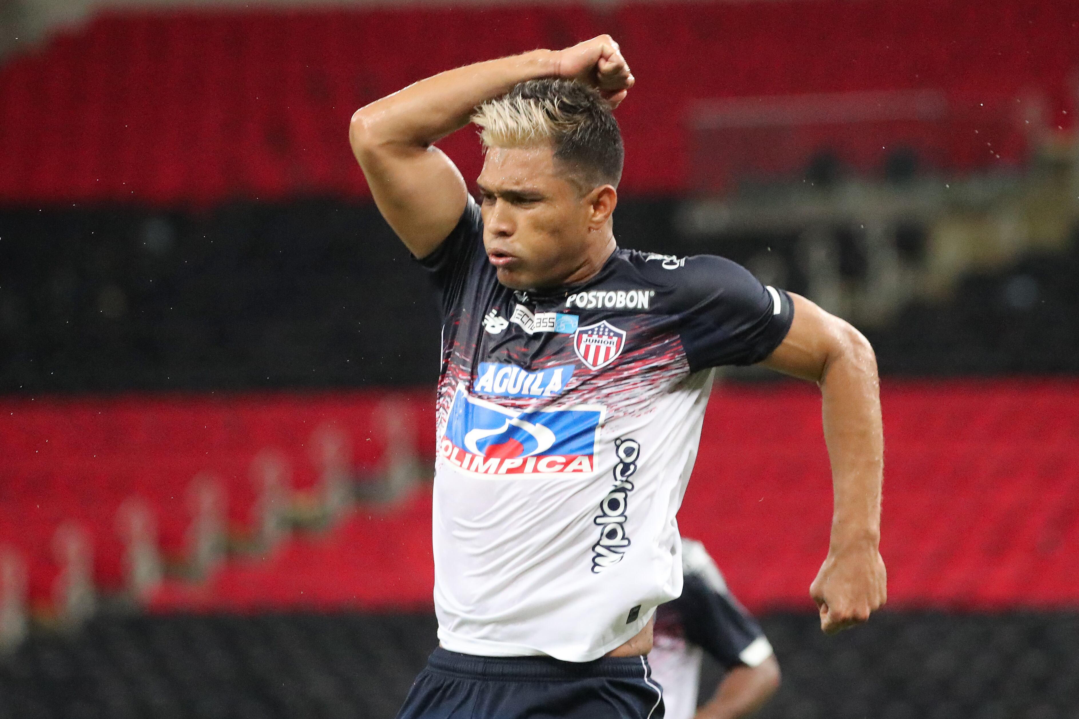 Teófilo Gutierrez en su paso por Junior de Barranquilla. (Photo by Sergio Moraes-Pool/Getty Images)