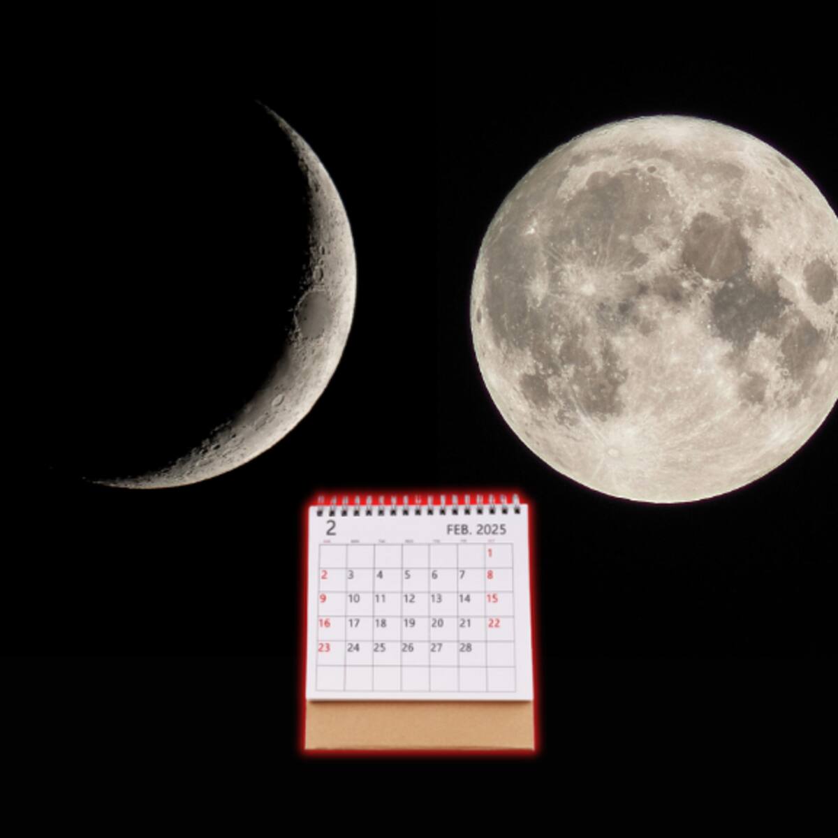 ¿Qué día es Luna Llena y Luna Creciente en febrero de 2025? Calendario lunar del 10 al 16
