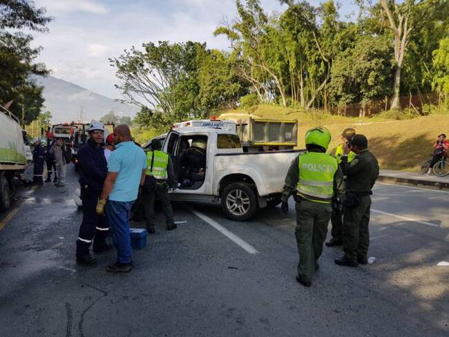 Dos muertos y 6 heridos en accidentes en Antioquia