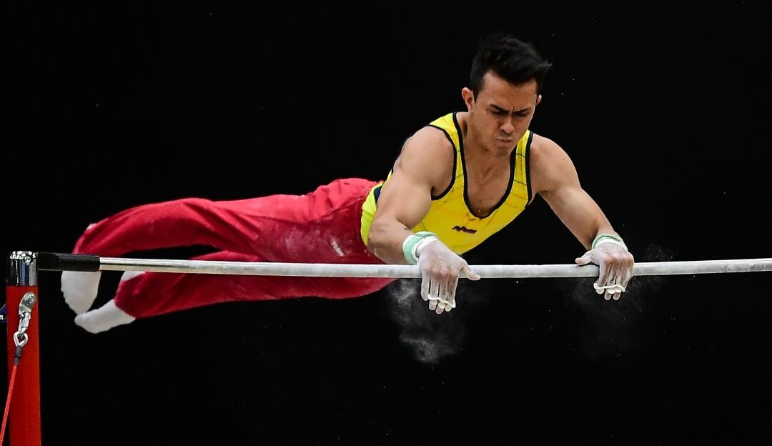 Jossimar Calvo en los Juegos Centroamericanos y del Caribe en 2018