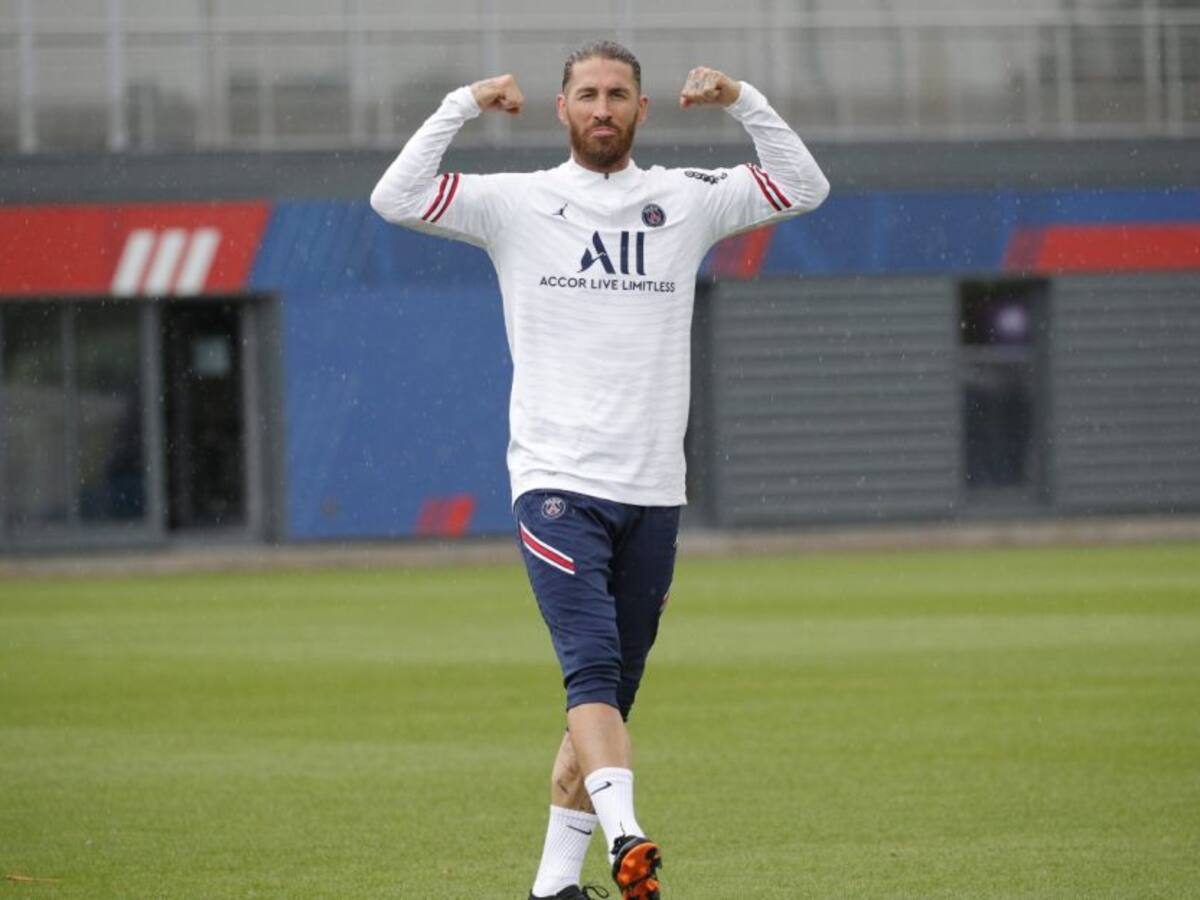 Sergio Ramos se entrena por primera vez con el PSG