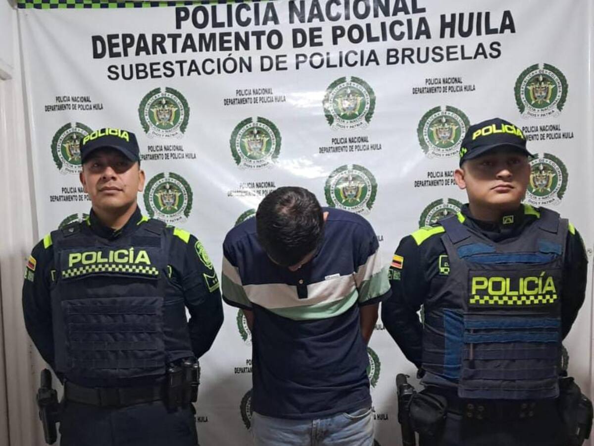Capturan a hombre por agredir brutalmente a su pareja en Pitalito