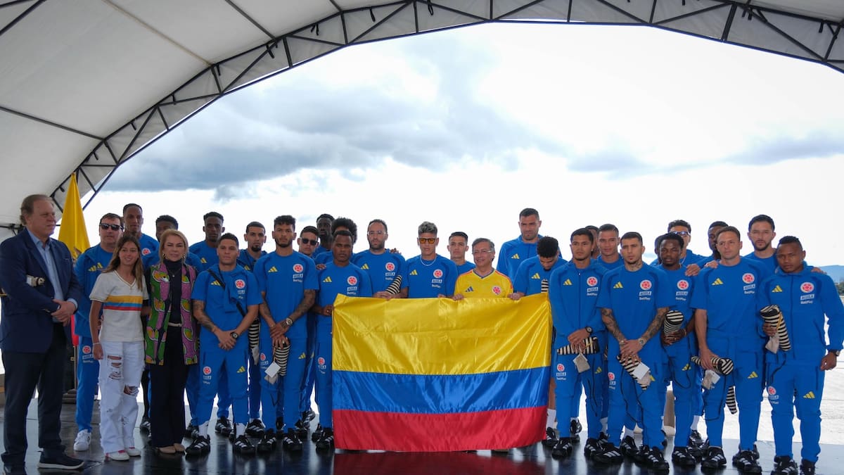 La Selección Colombia recibió el pabellón nacional: “Con todo a representar al mejor país del mundo”