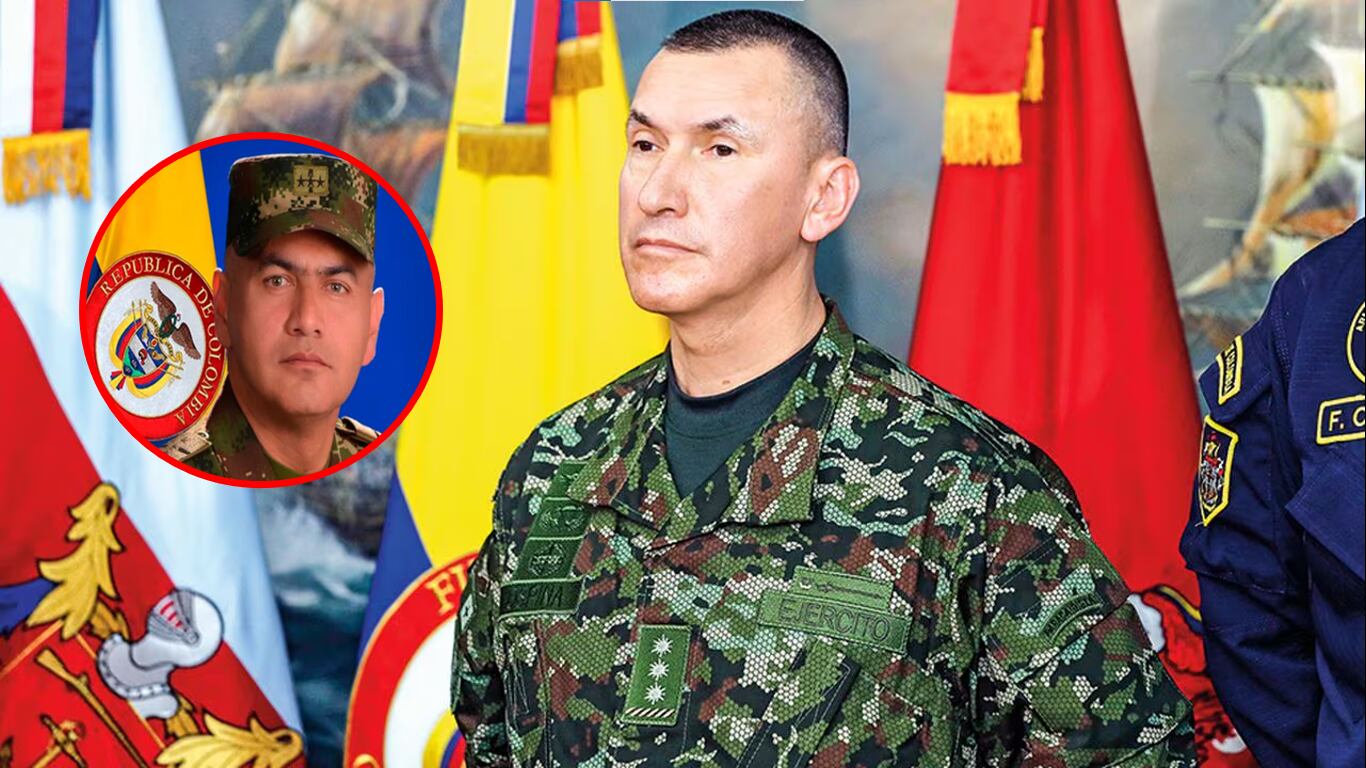 Procuraduría abre indagación contra el general Luis Mauricio Ospina, comandante del Ejército, luego de las denuncias del general en retiro John Rojas (círculo), por presuntamente un montaje en su contra.