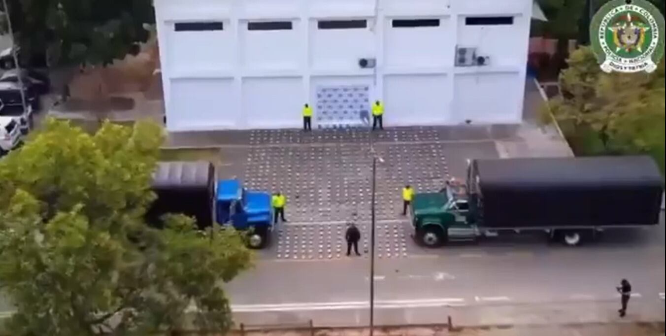 Incautación de cocaína en Norte de Santander. / Foto: Policía Nacional.