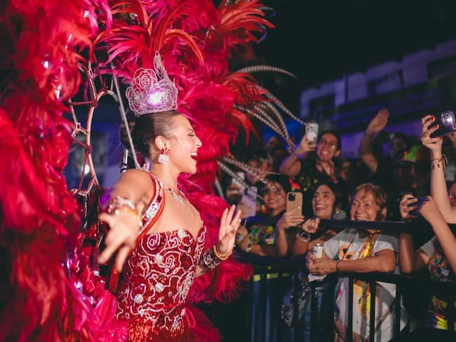 La reina del Carnaval, Michelle Char. Foto: tomada de su cuenta de Instagram.