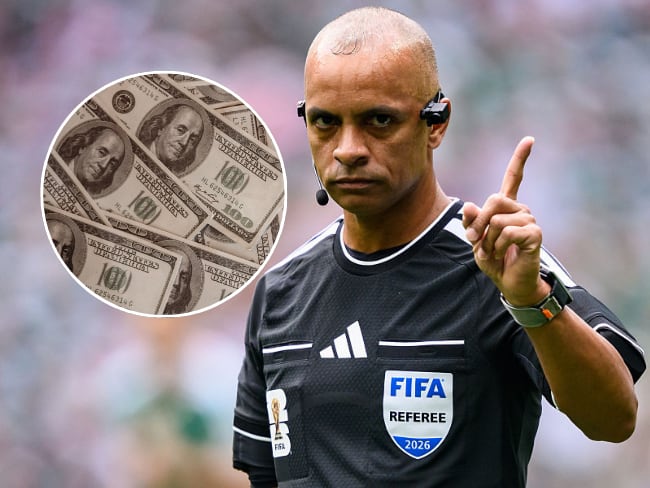 ¿Cuánto gana un árbitro por partido en el Mundial 2026? Esto pagan por pitar en la final. Getty Images