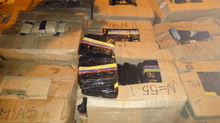 Cargamento de marihuana.