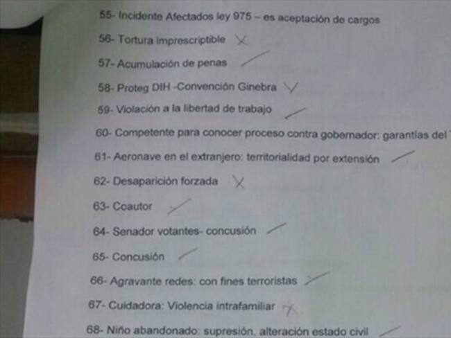 Revelan respuestas que circulaban para acceder a puestos en Rama Judicial