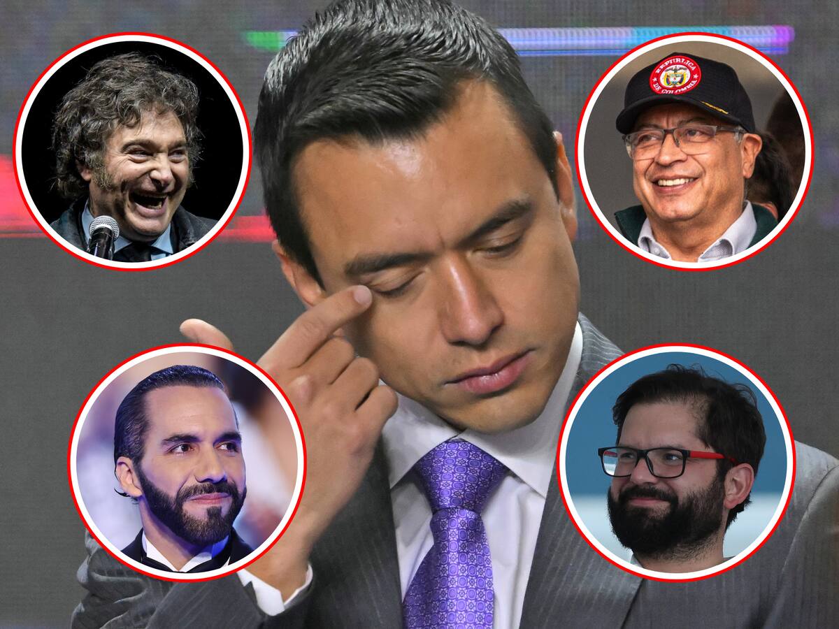 Congreso de Ecuador rechaza palabras de Noboa contra presidentes latinos