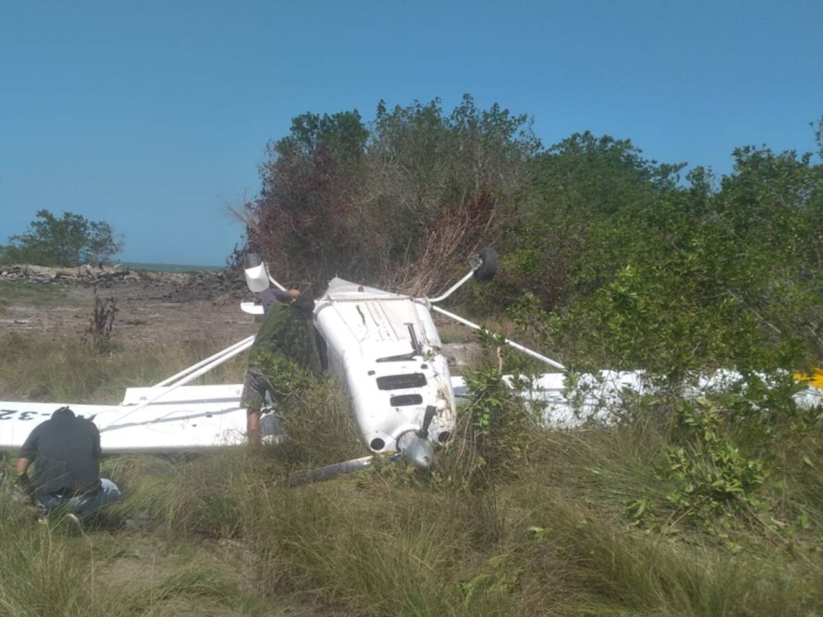 Avioneta aterrizó de emergencia en Tubará por fallas mecánicas