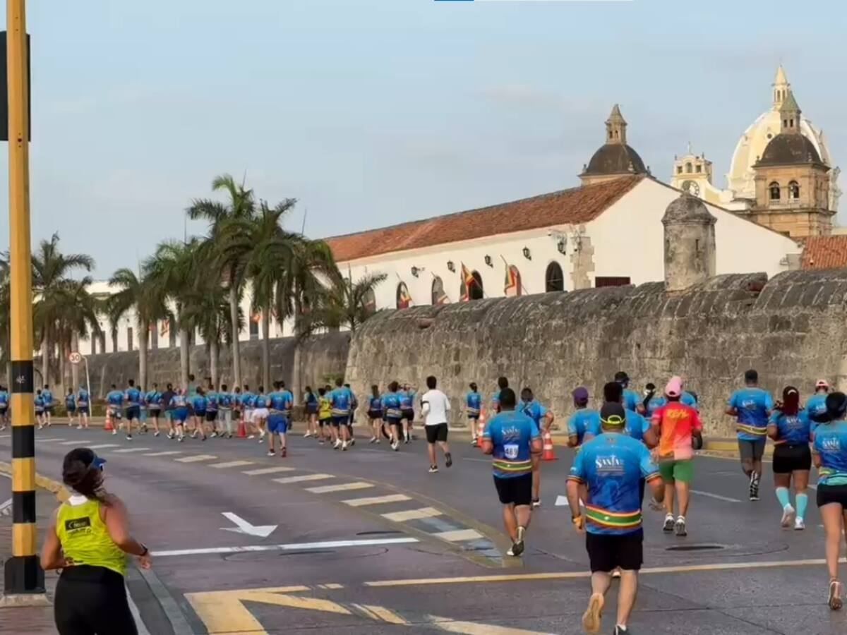 Más de 1500 personas participaron en la carrera “Corre y anuncia tu fe” en Cartagena