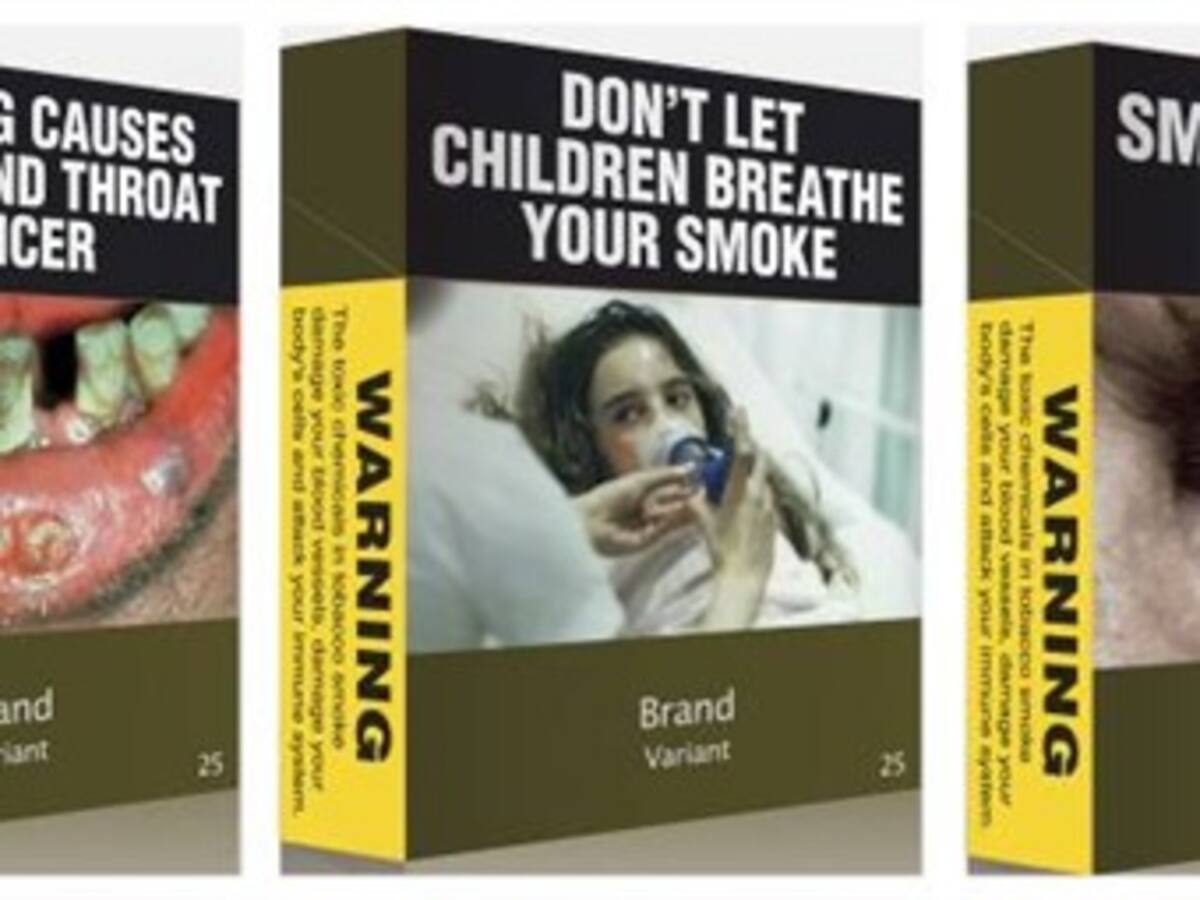 Australia se convierte en el primer país en prohibir logos en cajetillas de cigarrillo