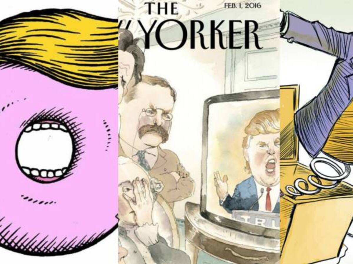 Humor gráfico tras el triunfo de Trump