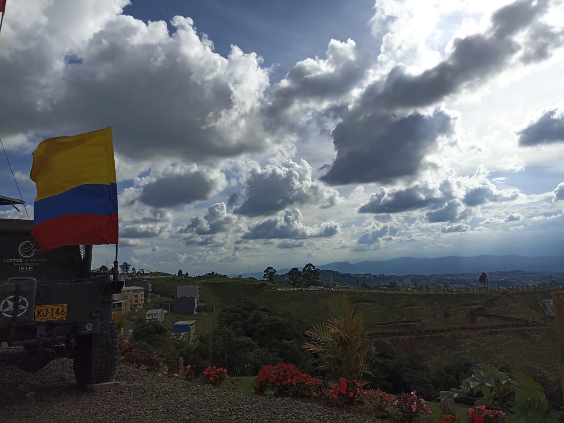 Hermosos paisajes del Quindío desde uno de los miradores del municipio de Filandia.