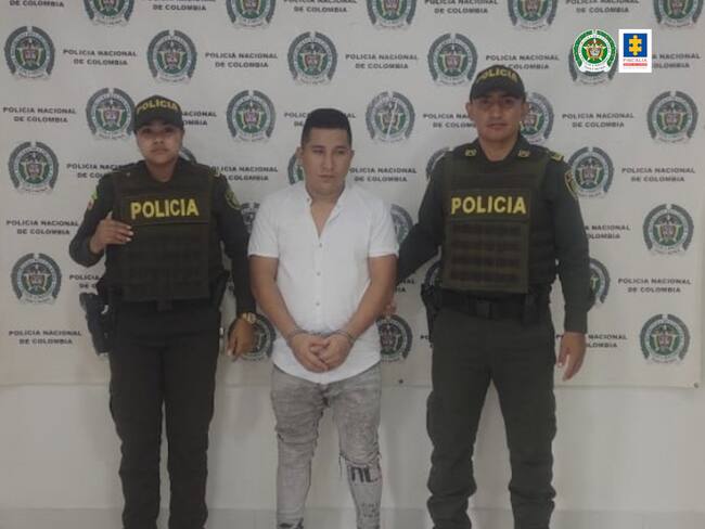Como Robinson Pulido fue identificado el hombre capturado.