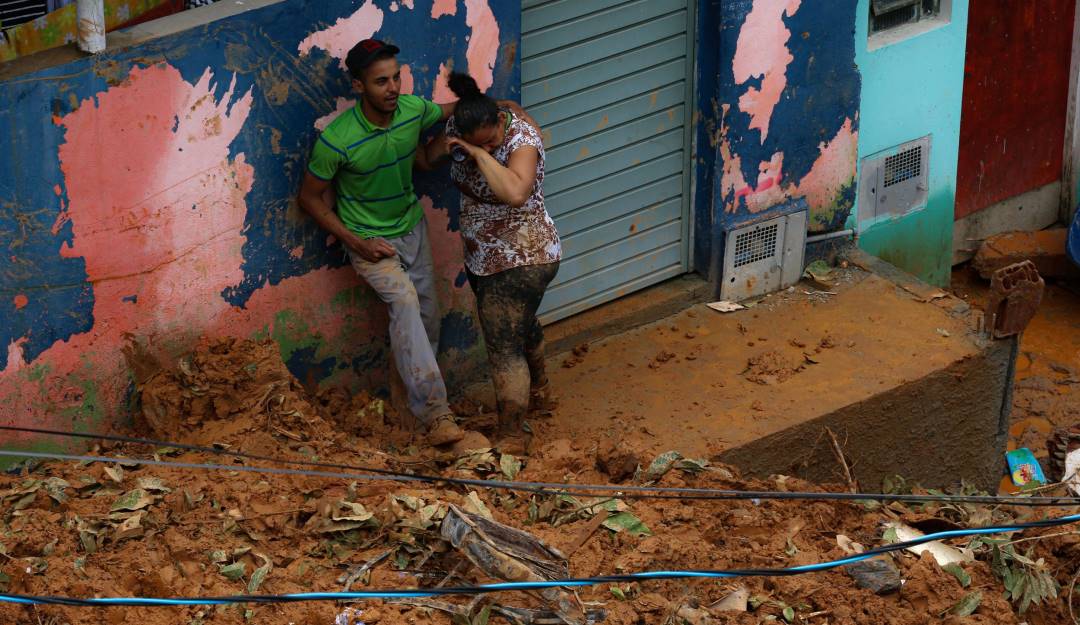 Damnificados en el municipio Franco de Rocha. Foto: Getty
