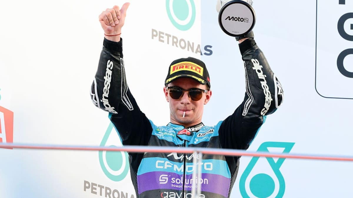 David Alonso logró nuevo podio en Moto2: Firme candidato a este premio tras el GP de Malasia