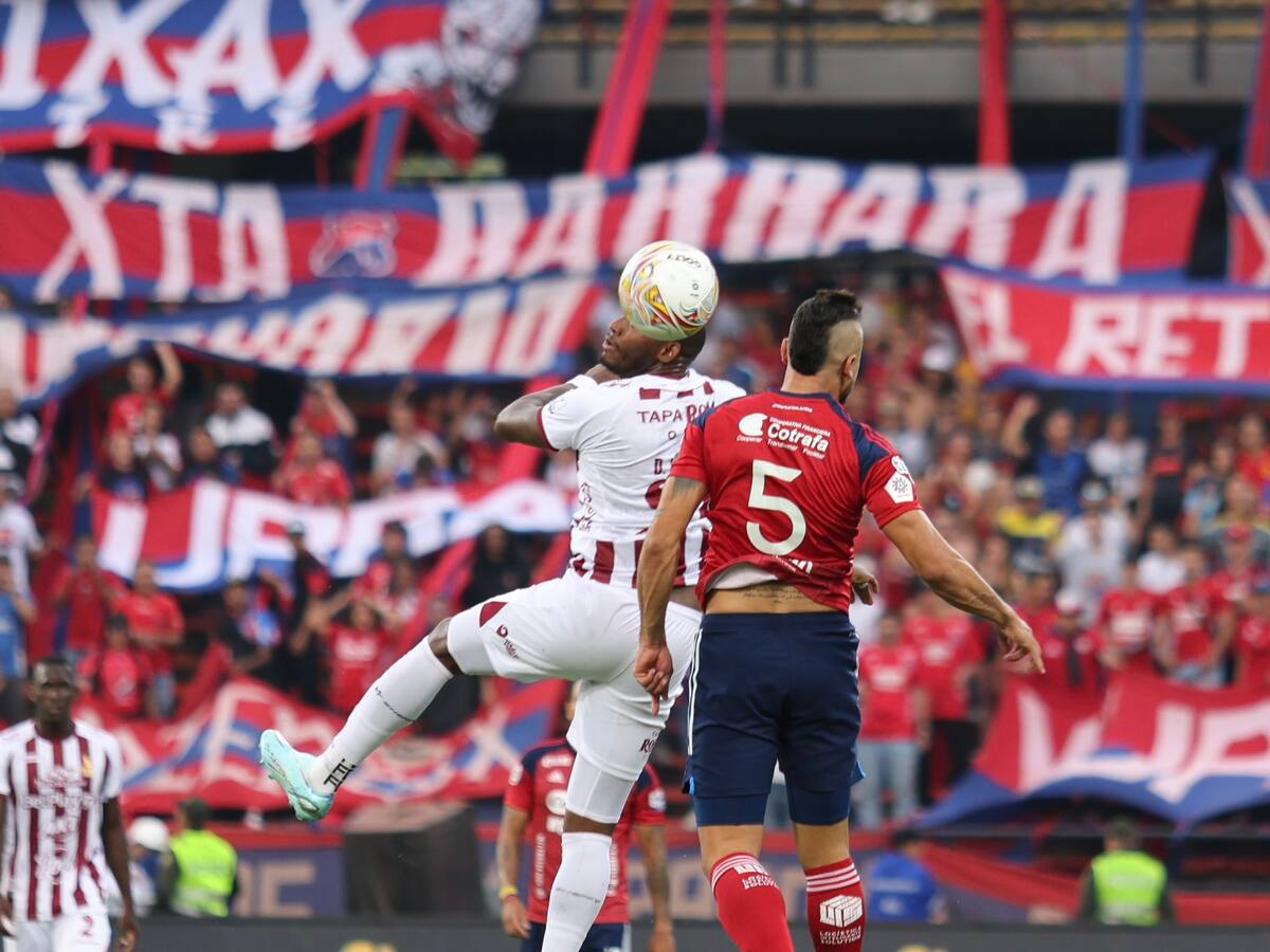 En duelo accidentado, Independiente Medellín y Deportes Tolima empataron