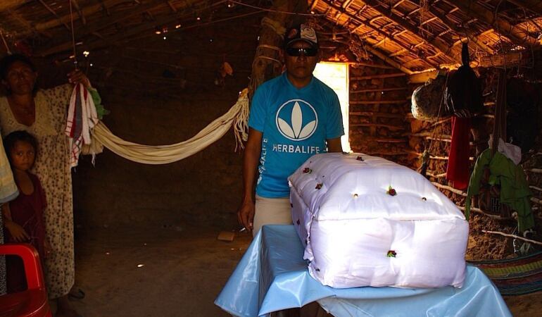 Javier Rojas, Líder Wayuu.