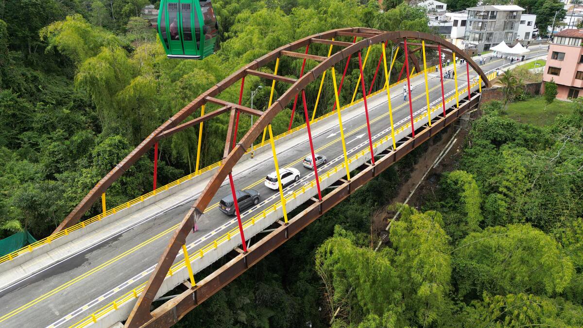Ya fue entregada la conexión vial Álamos - Pinares en Pereira