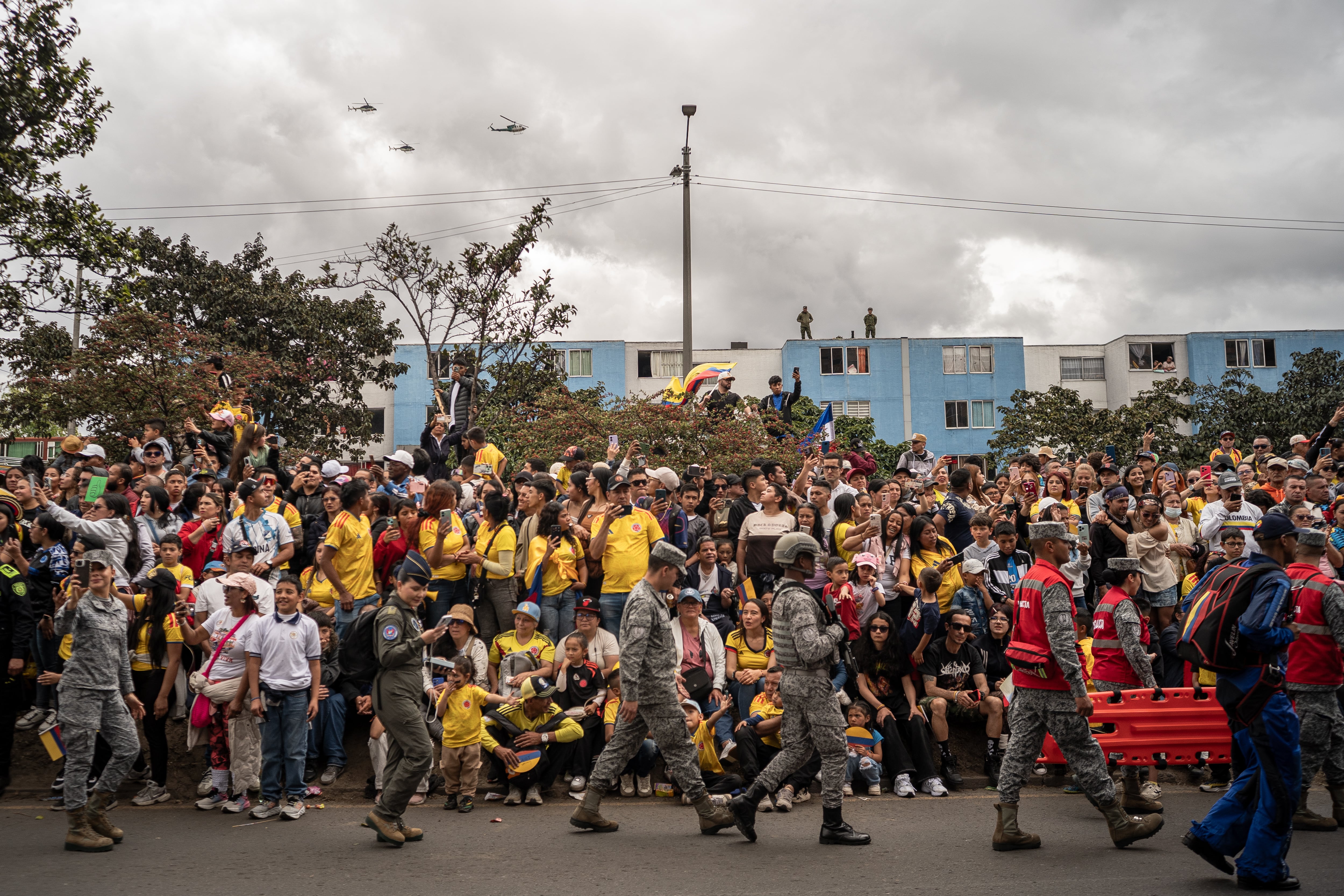Desfile durante día conmemorativo de la Independencia de Colombia: Getty Images.