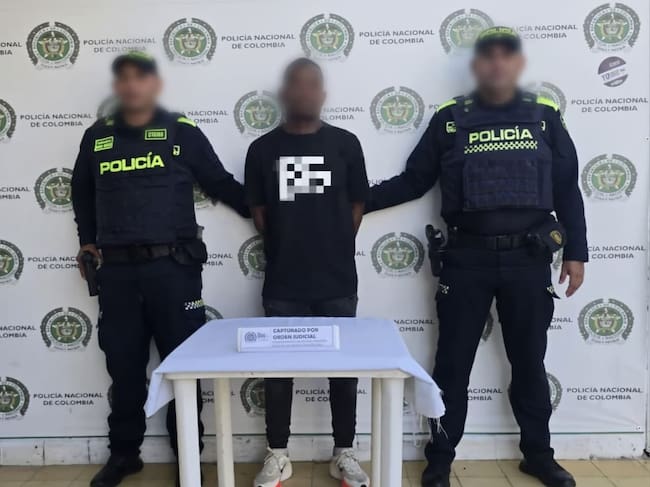 Capturan en Córdoba a alias ‘Machín’, quien sería uno de los más buscados en el Suroeste antioqueño. Foto: prensa Policía de Córdoba.