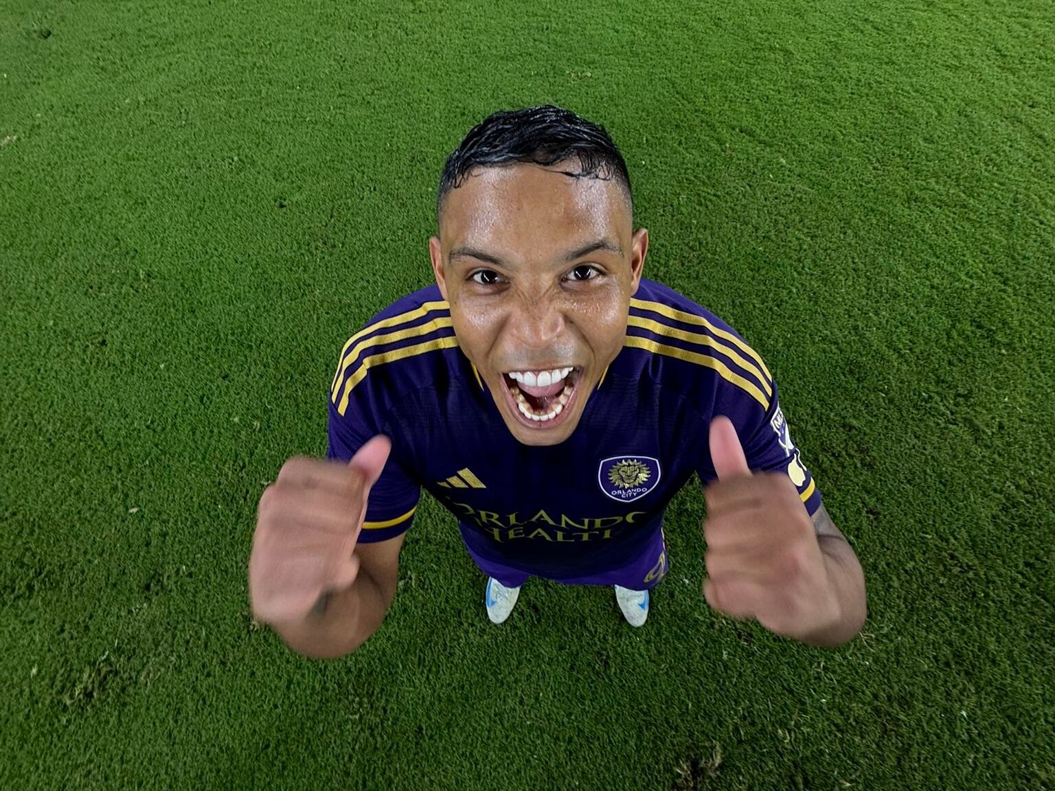 Luis Fernando Muriel celebra la clasificación del Orlando City / Twitter: @OrlandoCitySC.