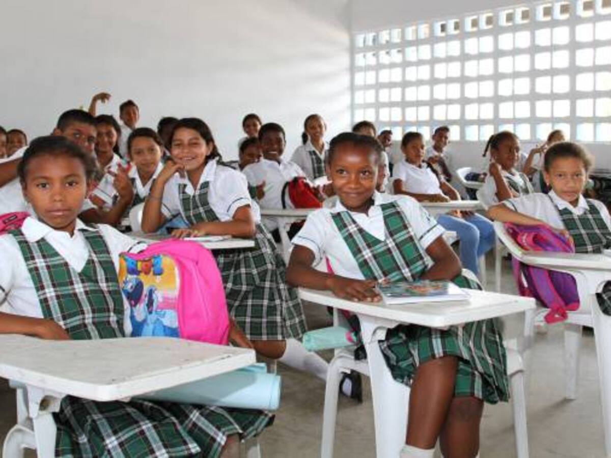 Pocos niños matriculados en escuelas del departamento de Bolívar