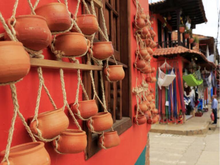 Municipio de Colombia, considerado la capital de la artesanía: Es en Boyacá y está a 56 km de Tunja. Foto de Getty Images