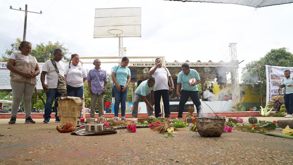 Comunidades del pueblo indígena Zenú de Sucre protocolizaron sus planes de reparación