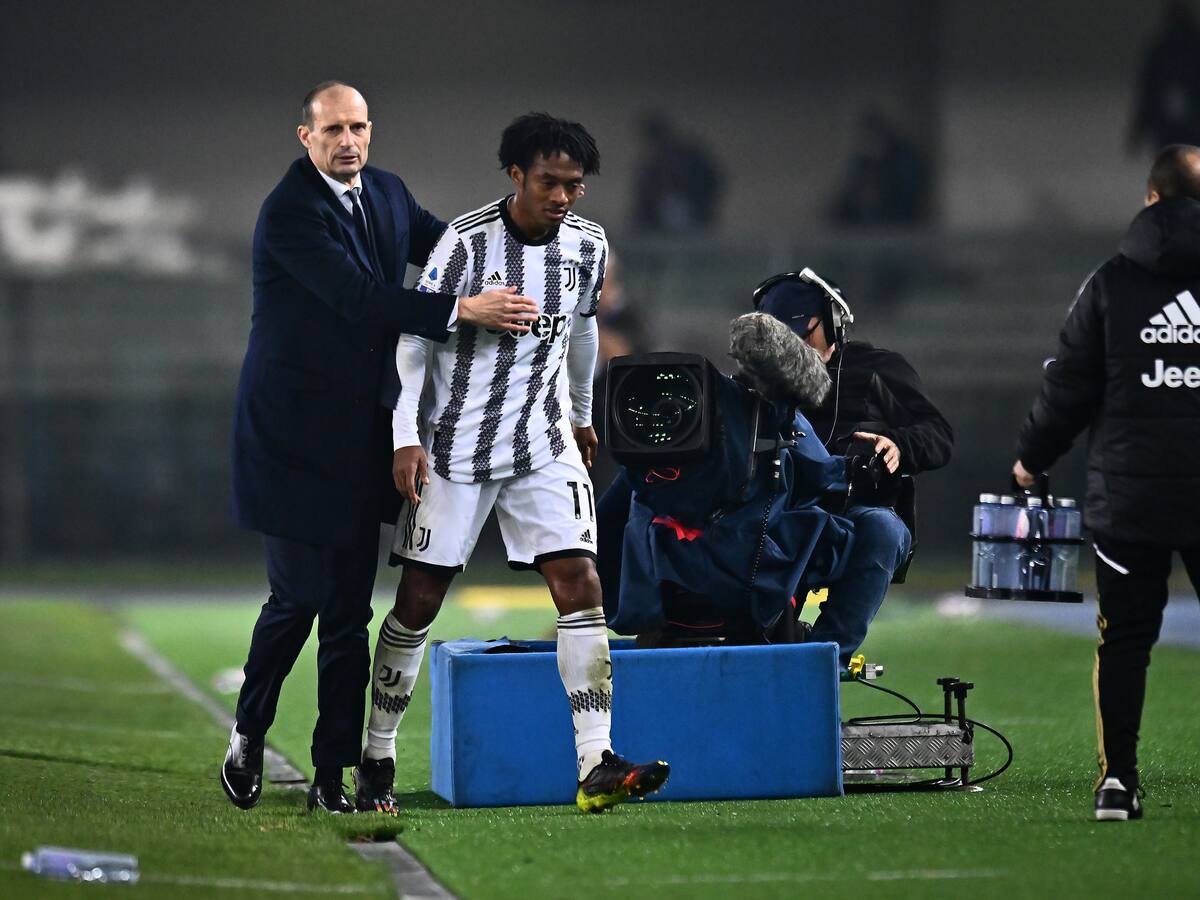 Allegri da buenas noticias sobre Cuadrado y le pone fecha a su regreso