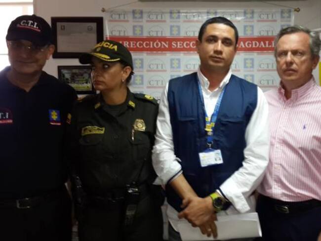 En su última conferencia de prensa en Santa Marta, el desaparecido director de Medicina Legal acompañado de la comandante de la Policía Metropolitana y los directores seccionales del C.T.I y la Fiscalía en el Magdalena.