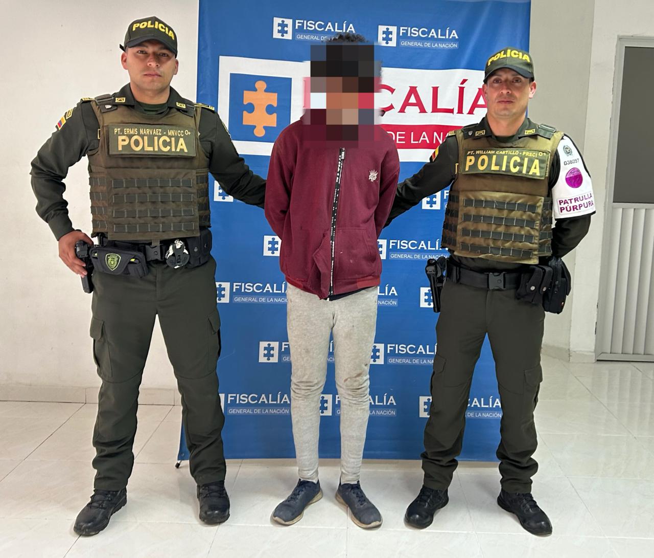 Capturan presunto responsable de abusar de una estudiante | Foto: Policía Pasto.