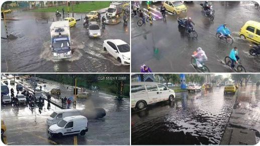 Fuerte granizada en Bogotá ha generado caos en la movilidad: así están las principales vías