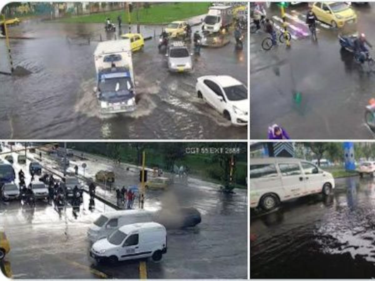 Fuerte granizada en Bogotá ha generado caos en la movilidad: así están las principales vías