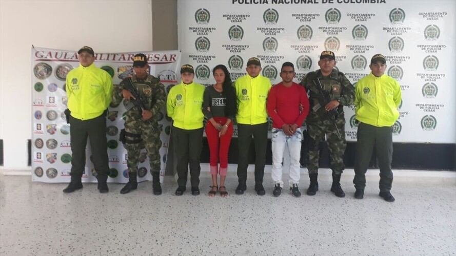 Capturados terroristas del ELn responsables de volar un puente en el Cesar. Foto: